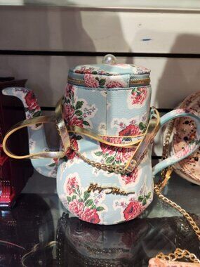 BETSY JOHNSON Kitsch Par-tea Crossbody Bag - Blue Flor